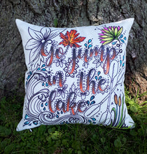 Load image into Gallery viewer, Go Jump In The Lake Nature Lovers Pillow Cover