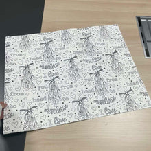 Load image into Gallery viewer, *HOLIDAY* I Love You From Head to Mistletoe Christmas Pun Colour-Your-Own Gift Wrapping Paper Kit