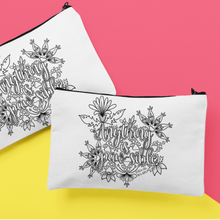 Load image into Gallery viewer, Anything is Paw-Sible Zip Pouch