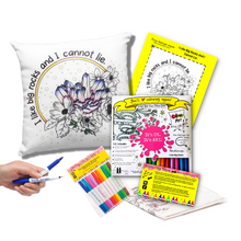 Load image into Gallery viewer, I Like Big Rocks and I Cannot Lie Crystals Throw Pillow Cover