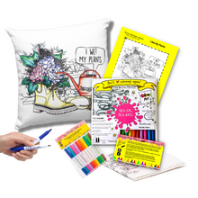 Load image into Gallery viewer, I Wet My Plants Gardener's Throw Pillow Cover