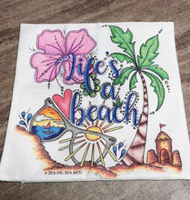 Load image into Gallery viewer, Life's A Beach Pillow Cover