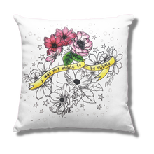 Load image into Gallery viewer, I Was Not Made To Be Subtle Womens' Empowerment Pillow Cover