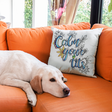 Load image into Gallery viewer, Calm Your Tits Pillow Cover