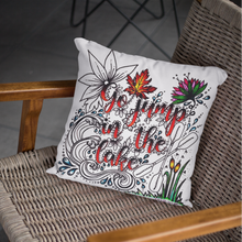 Load image into Gallery viewer, Go Jump In The Lake Nature Lovers Pillow Cover