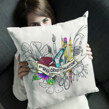 Load image into Gallery viewer, Procraftinator Pillow Cover