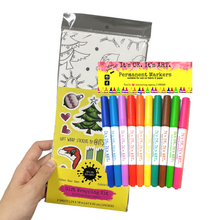 Load image into Gallery viewer, * HOLIDAY* Festive As Fuck Funny Christmas Swearing Colour-Your-Own Gift Wrapping Paper Kit