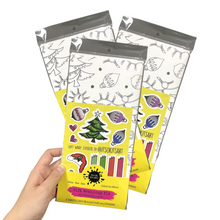 Load image into Gallery viewer, * HOLIDAY* Festive As Fuck Funny Christmas Swearing Colour-Your-Own Gift Wrapping Paper Kit