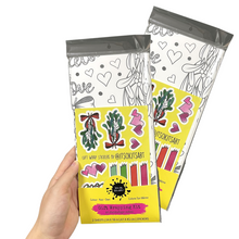 Load image into Gallery viewer, *HOLIDAY* I Love You From Head to Mistletoe Christmas Pun Colour-Your-Own Gift Wrapping Paper Kit
