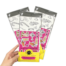 Load image into Gallery viewer, * HOLIDAY* Making Spirits Bright Christmas Drinks Colour-Your-Own Gift Wrapping Paper Kit