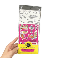 Load image into Gallery viewer, * HOLIDAY* Making Spirits Bright Christmas Drinks Colour-Your-Own Gift Wrapping Paper Kit