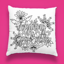 Load image into Gallery viewer, Anything is Paw-Sible Pillow Cover