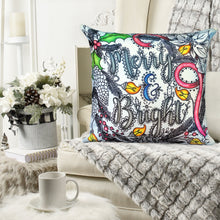 Load image into Gallery viewer, Merry And Bright Pillow Cover
