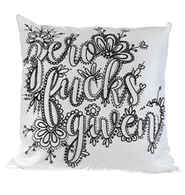 Load image into Gallery viewer, Zero Fucks Given Pillow Cover