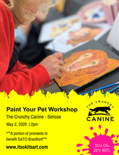 Load image into Gallery viewer, Paint Your Pet Workshop - May 2, 2026 (SIMCOE)
