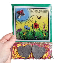 Load image into Gallery viewer, Pollinator Garden Seed Bomb Card + Acrylic Pin