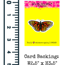 Load image into Gallery viewer, Monarch Butterfly Mini Sticker