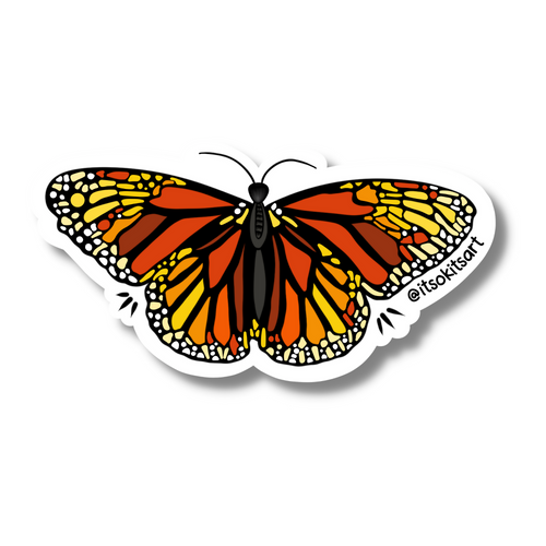 Monarch Butterfly Mini Sticker
