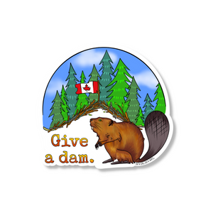 Sticker - Give A Dam (Large)
