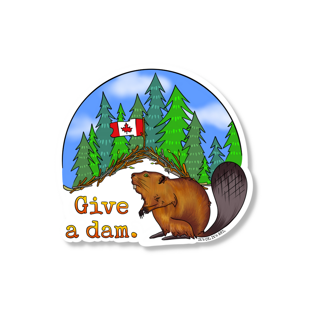 Sticker - Give A Dam (Large)