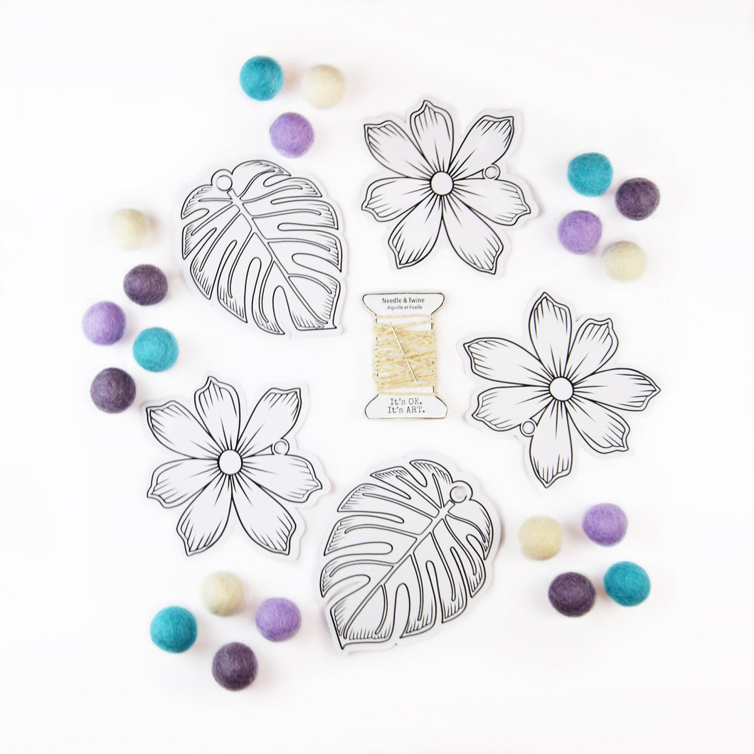 DIY Garland Kit - Summer Monstera