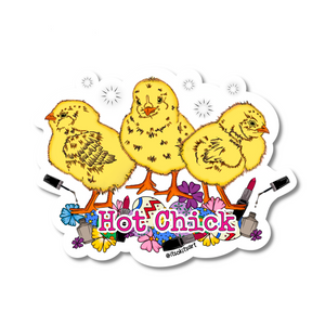 Hot Chick Large Sticker