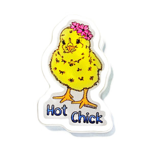 Acrylic Pin - Hot Chick