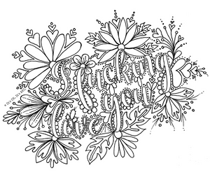 FREE Colouring Pages- ADULT MOM themed colouring pages (Digital Download)