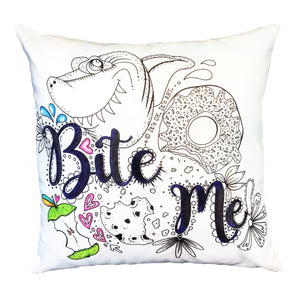 Bite Me! Pillow Cover