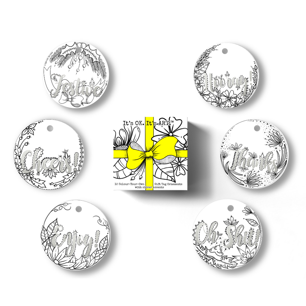 Paper Products - Colour & Send: Gift Tag Ornaments