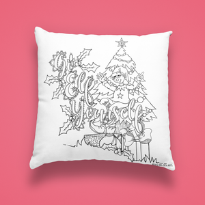 *HOLIDAY* Pillow Cover - Go Elf Yourself
