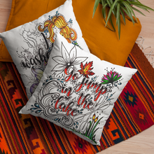 Load image into Gallery viewer, Go Jump In The Lake Nature Lovers Pillow Cover