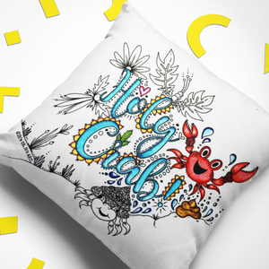 Pillow Cover - Holy Crab!