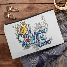 Load image into Gallery viewer, Zip Pouch - Owl You Need Is Love