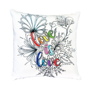 Love Is Love Pillow Cover