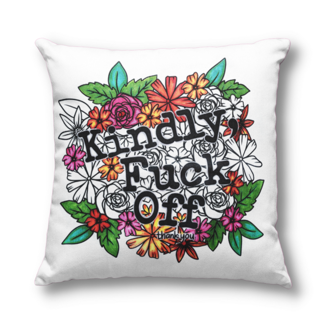 Pillow Cover - Kindly Fuck Off