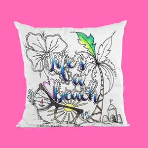Display - Coloured Pillow Cover