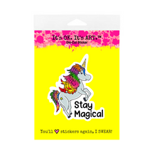 Load image into Gallery viewer, Sticker - Stay Magical Unicorn (Large)