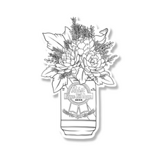 Load image into Gallery viewer, Sticker - PBR Bouquet (Colour Your Own)