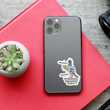 Load image into Gallery viewer, Sticker - Permanently Exhausted Pigeon (Mini)