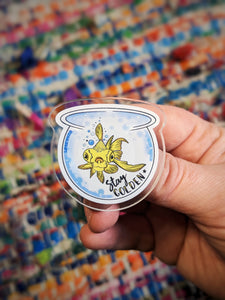 Stay Golden Acrylic Pin