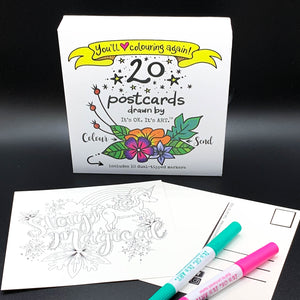 Paper Products - Colour & Send: Postcard Stationery Box Set