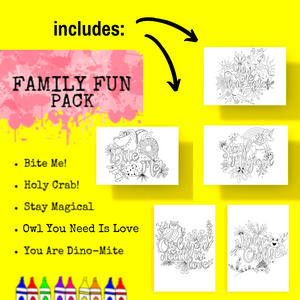 Postcard Pack-Family Fun