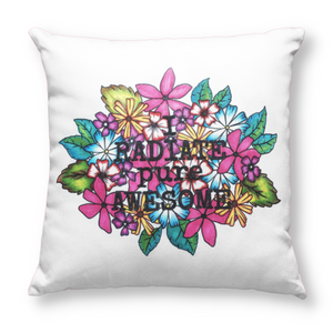 I Radiate Pure Awesome Pillow Cover
