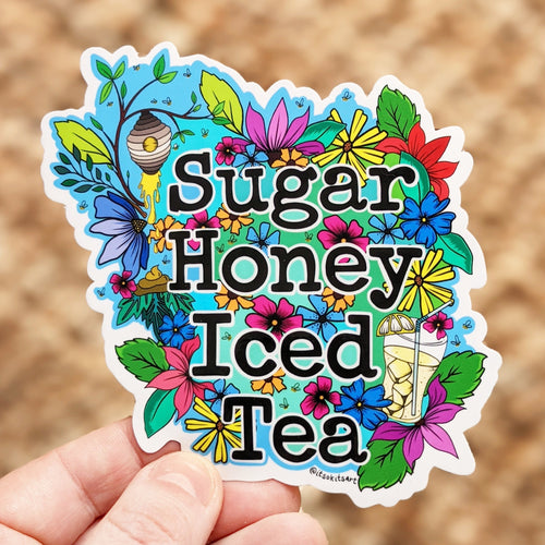 Sugar Honey Iced Tea Die-Cut Sticker