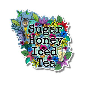 Sugar Honey Iced Tea Die-Cut Sticker