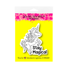 Load image into Gallery viewer, Sticker - Stay Magical (Colour Your Own)