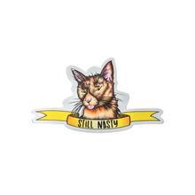 Load image into Gallery viewer, Sticker - Still Nasty Cat Feminist (Large)