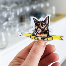 Load image into Gallery viewer, Still Nasty Cat Feminist Sticker