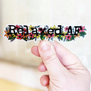 Relaxed AF Large Sticker